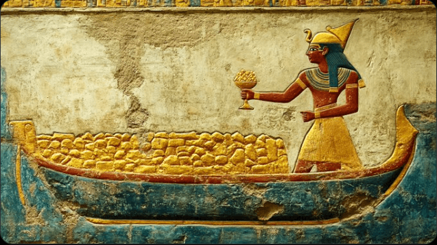The Passage, an Egyptian-inspired artwork shared by Vlad Tenev