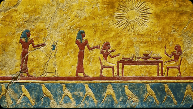 The Inheritance, an Egyptian-inspired artwork shared by Vlad Tenev